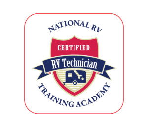 NRVTA Certified RV Technician credential patch