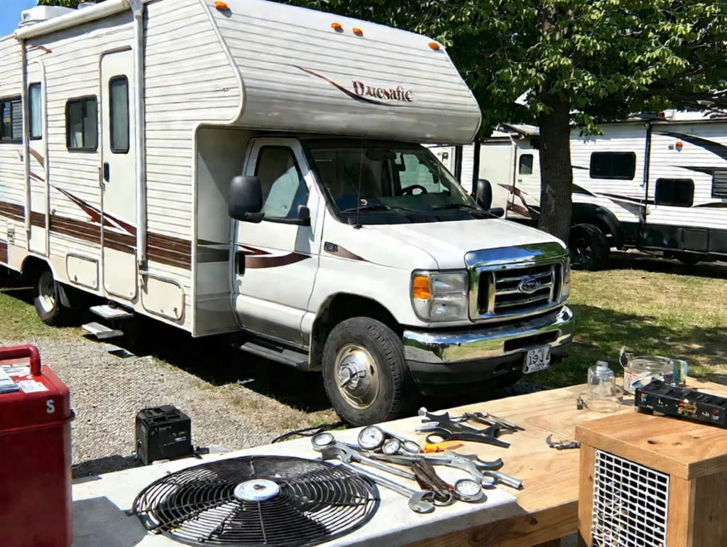 RV air conditioner repair and A/C service